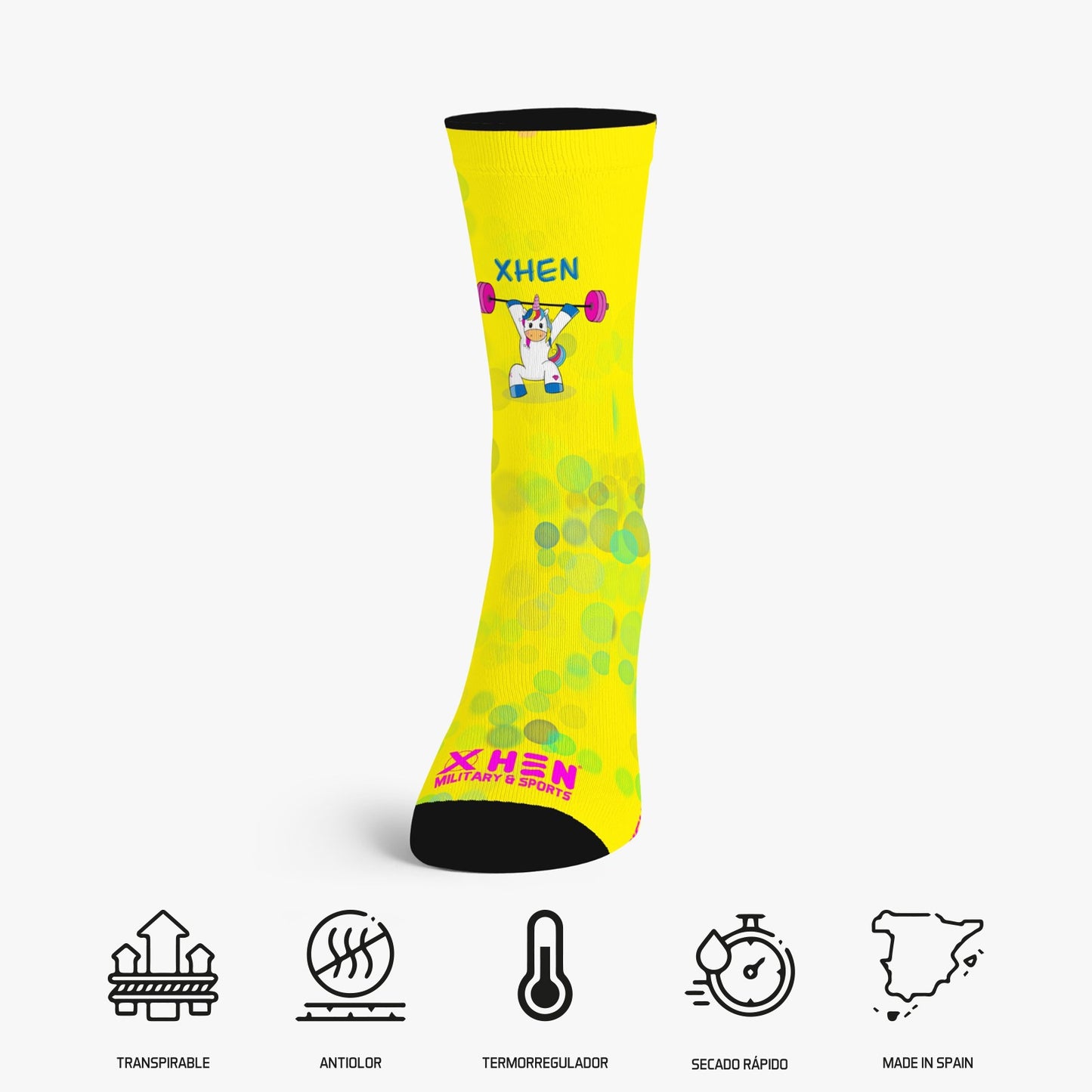 Calcetin Halterofilia Unicornio XHEN