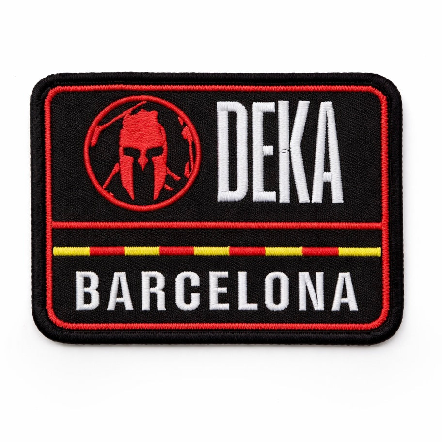 Parche DEKA Barcelona bandera Catalana