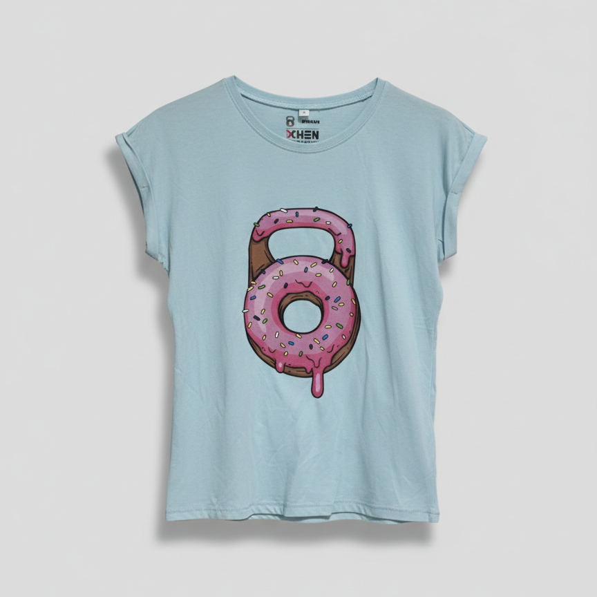Camiseta Mujer Donutbell - Fitness y Crosstraining