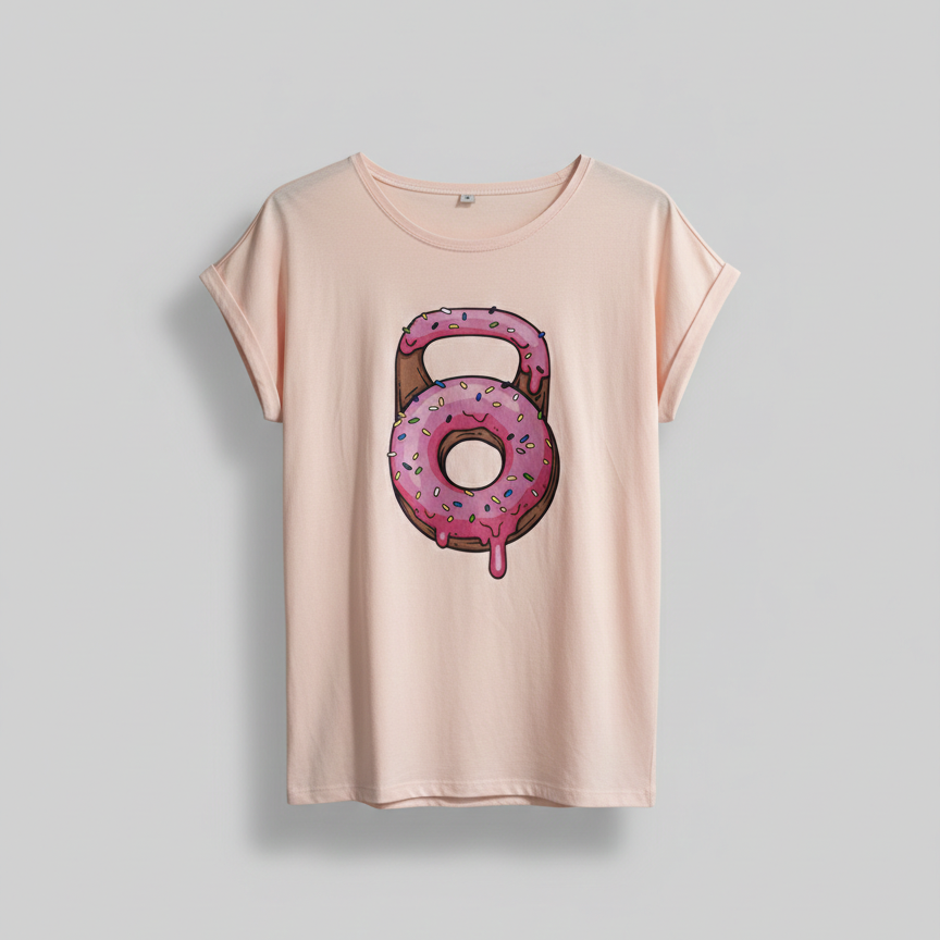 Camiseta Mujer Donutbell - Fitness y Crosstraining