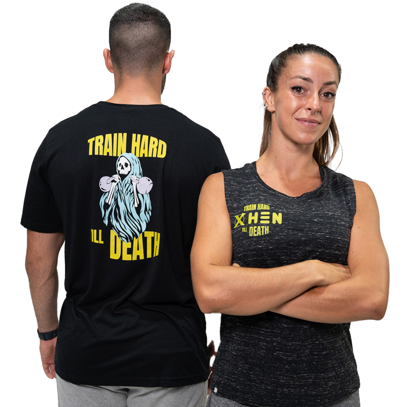 Camiseta XHEN muerte kettelbell train hard till death