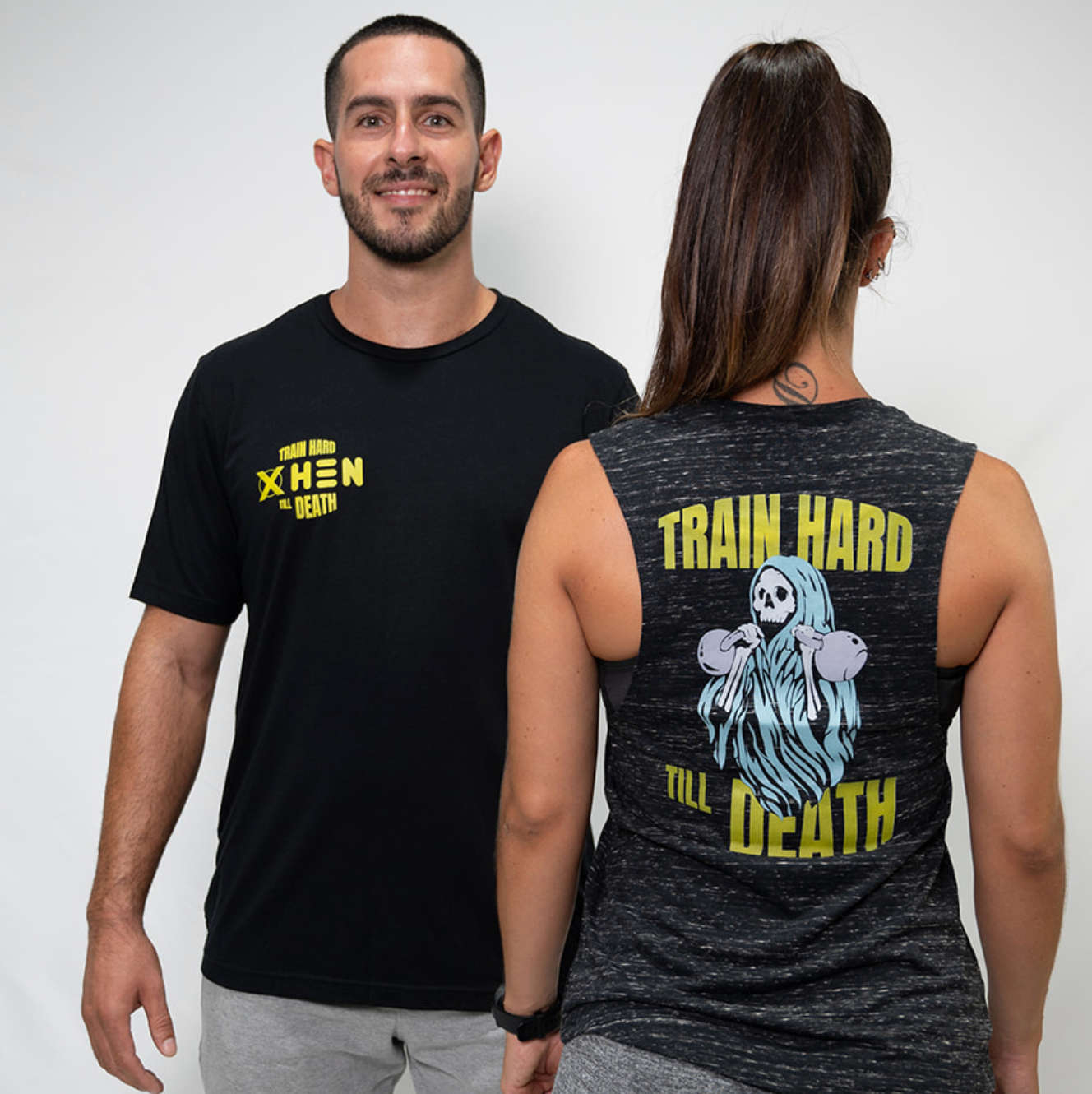 Camiseta Crossfit XHEN train hard till death