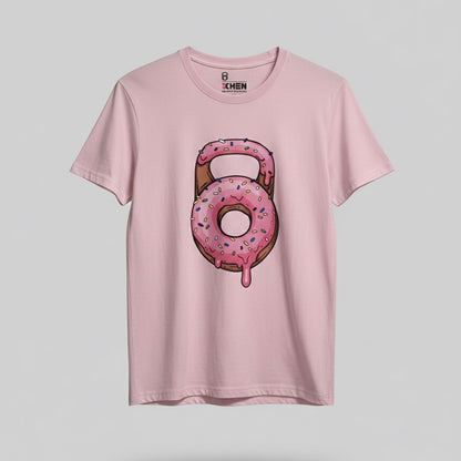 Camiseta Donutbell Hombre CrossFit | Manga Corta Ropa Deportiva Fitness