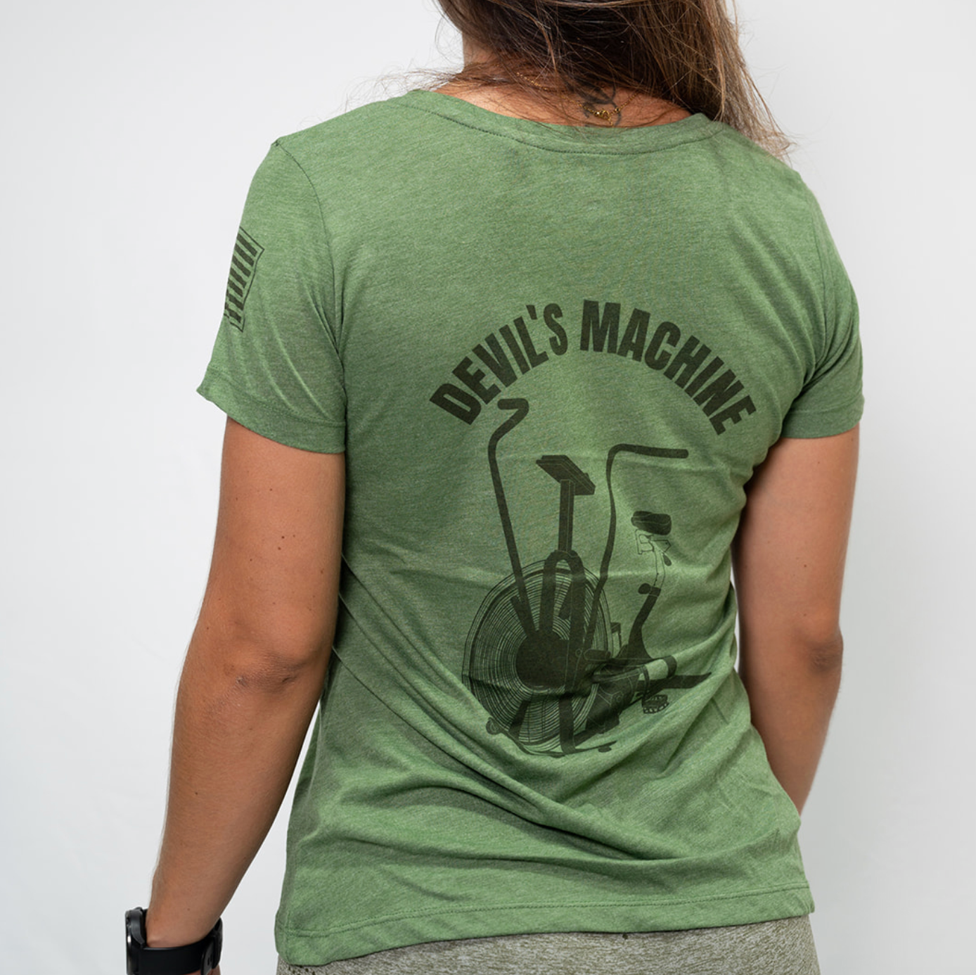 camiseta assault bike devil machine crossfit XHEN